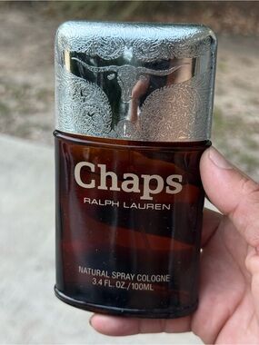 Ralph Lauren Chaps RL Western Cologne Bottle Vintage RARE VTG